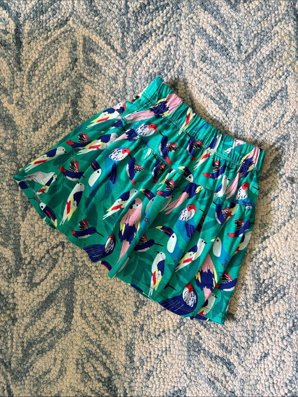 Tea Collection Girls' Parrot Print Skort